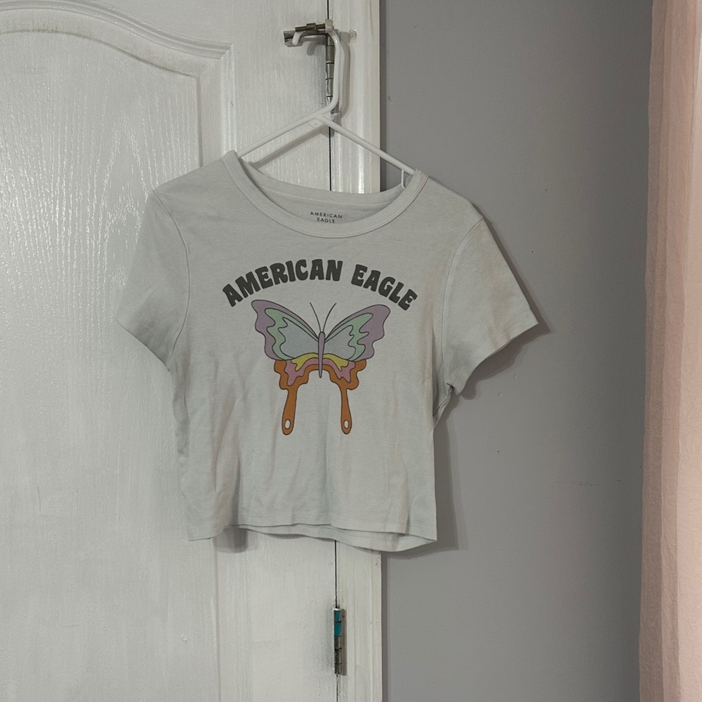 American Eagle Light Gray Tee